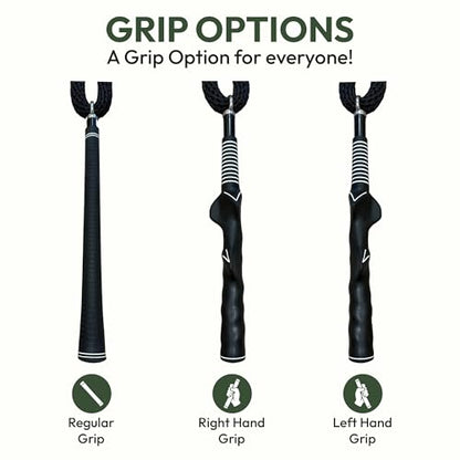 TrueBirdie Golf Swing Tempo Trainer with Real Golf Club Grip - Weighted Rope Swing Training Aid, Warm Up, Practice, Grip Trainer