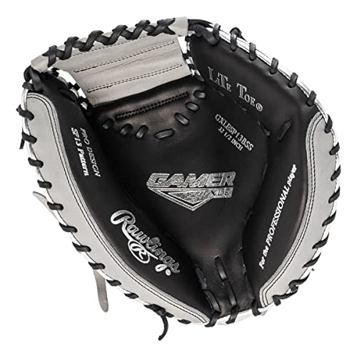 Rawlings Gamer XLE Speed Shell Series Baseball Infield | Catcher | Utility Glove | Mitt | Travel | Youth | 11.5” | 12.25” | 32.5” | Black | Grey | Right | Left - size: 32.5"