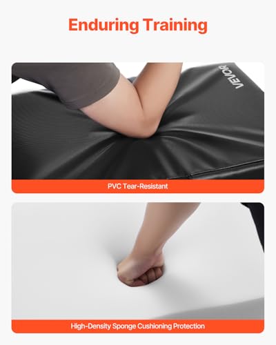 VEVOR PVC Step Over Dummy, High-Density Sponge Blocking Pad Equipment, Heavy Duty Tackle Dummies with Handles, Great for Footwork Drills Sports Training Practice
