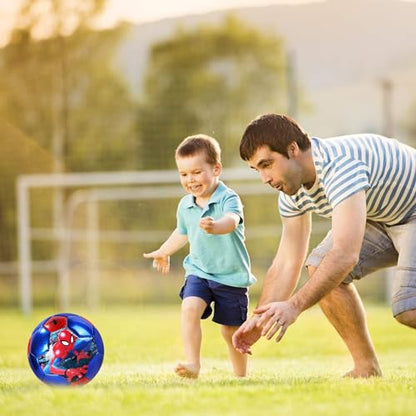 DECLIR Soccer Ball Size 2,3,4 Cartoon Mini Ball Outdoor Toys for Kids Ages 4-8 Boys Girls Sports & Outdoor Play Toys for 3 4 5 6 7 8 - style: Spider