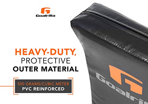 Goalrilla Football Blocking Dummy with Heavy-Duty Handles, Durable for Football, Basketball, MMA & Sports Training , Black