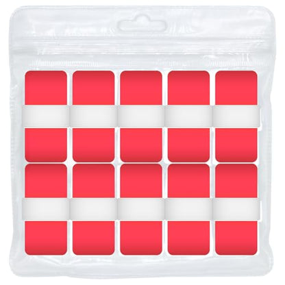 10pcs Tennis Grip Tape - Tennis Overgrip for Tennis Racquet - Tennis Racket Grip Tape - Pickleball Paddle Grip Tape - color: red