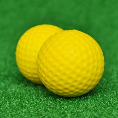 10 Pack Golf Practice Ball Elastic Foams Soft Golfs Training Exercise for Swing in/Outdoor Flight Ball