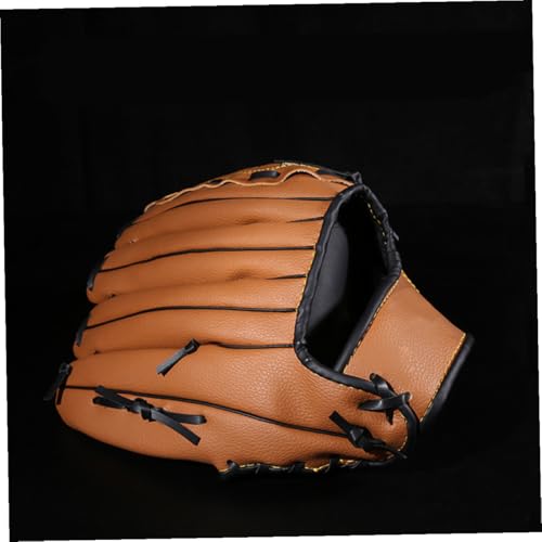 5-inch Thicken Pu Baseball Glove for Infielder and Pitcher, Softball Mitt Random Stitching, Youth Sports Training Glove for Boys and Random Color