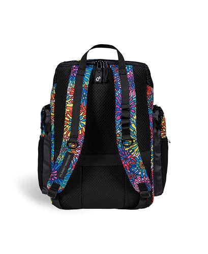 ARENA One Go Backpack Swimmer Athlete Daypack Large Size Equipment Swim Bag - color: Arena Garden