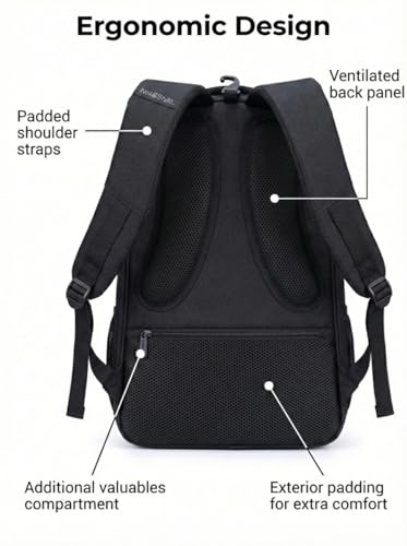Net & Style Pickleball Backpack Large 29L with Shoe Compartment – Waterproof Court Backpack with Fence Hook & USB Charging Cable for Daily Play & Tournaments – Ideal for Men & Women Players