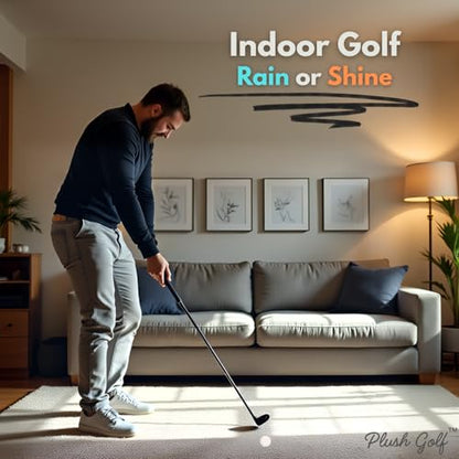 Plush Indoor Golf Balls for Indoor Practice - Golf Gifts for Swing Training Inside Softer Than Foam Golf Balls - Hit Into Anything with No Damage