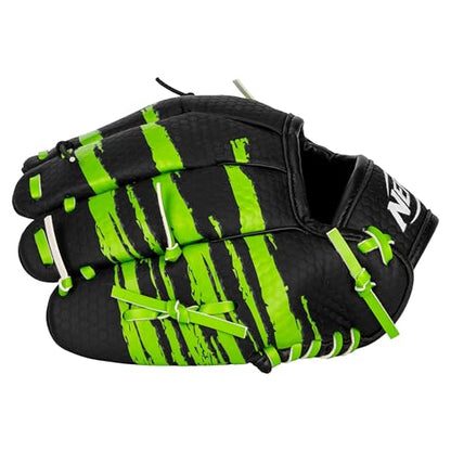 NERF Proshot Kids Teeball Glove + Ball Set - Youth Baseball Glove + Foam Ball - Boys + Girls Teeball Mitt Set - Adjustable Fit for Kids - Right Hand Throw - 8.5"