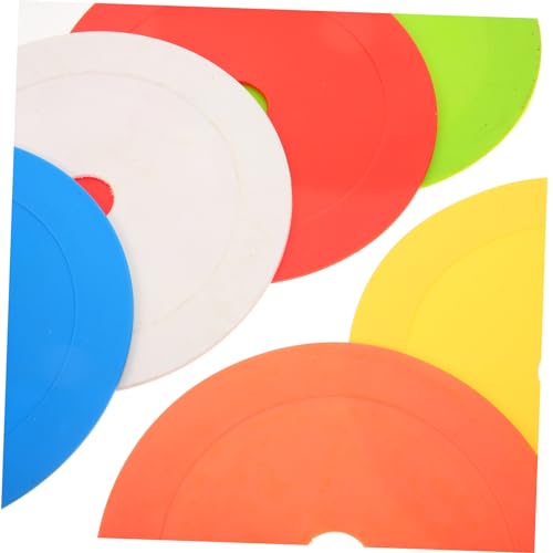 VANZACK 1set Football Training Sign Discs Brightly Markers for Soccer Basketball and Agility Drills Pe and Material Lightweight Stackable Design for Easy Storage