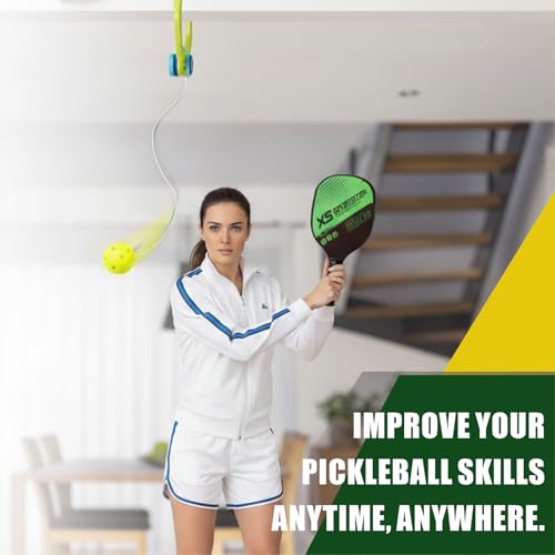 Pickleball Trainer Rebounder for Solo & Group Practice, Improve Reaction & Coordination, Easy Setup, 1 Set