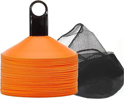Biggz Flag Football Starter Kit - 48 Belts with (2) Junior Size Footballs and (2) Pumps + Bonus 25 Cones