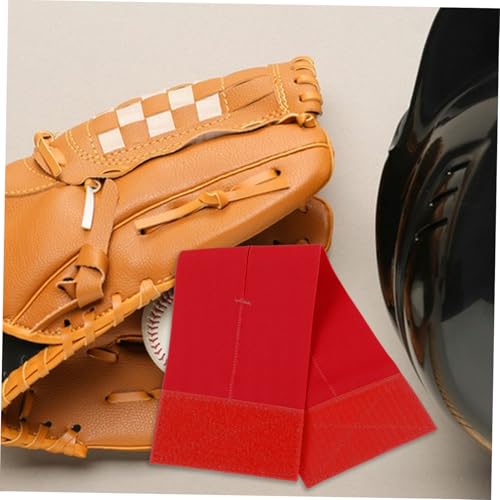 Baseball Glove Wrap Band Elastic Softball and Baseball Glove Strap for Secure Fit Ventilated Design - color: Red