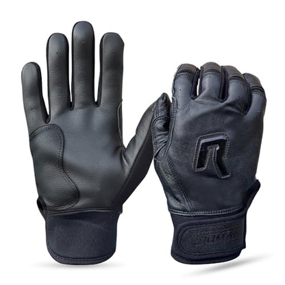 Short Cuff Baseball Gloves - color: Black, size: Youth Small