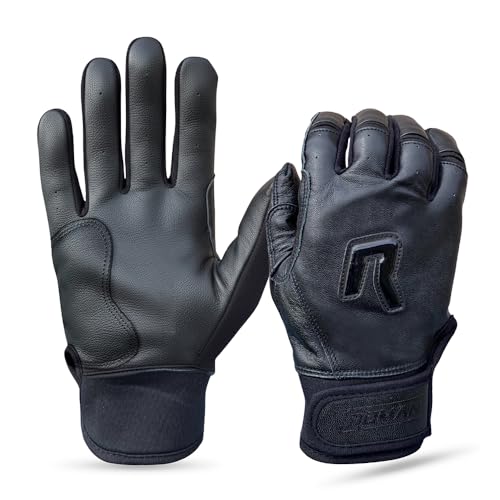 Short Cuff Baseball Gloves - color: Black, size: Youth Small