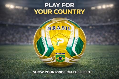 Country Training Soccer Ball: World Edition - size: 3, style: BRASIL