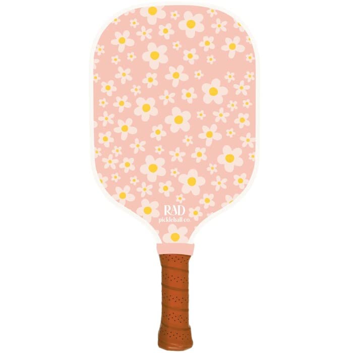 RAD Pickleball Paddle – USAPA Approved Pickleball Racket – Fiberglass Surface with Spin Grit Tech – Carbon Fiber Pickleball Paddle for Power & Control – Indoor & Outdoor - color: Sunny Daze