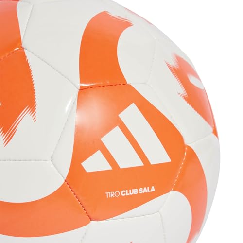 adidas Tiro Soccer Ball - color: White/Solar Red/Sala, size: 3