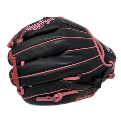 Rawlings R9 Baseball Glove 11.5 Inch I Web Black Pink Right Hand Throw