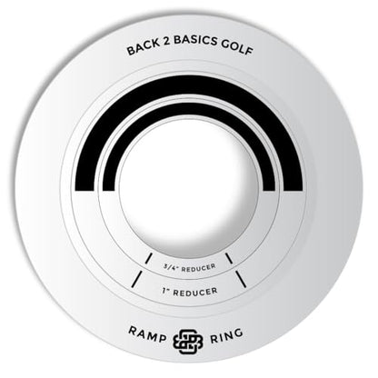 BACK 2 BASICS Golf Putting Rings 3-Piece Set, Golf Tool for Putting Practice Indoor and Outdoor, Ramp Ring & Hole Reducers for Precision Training, Accuracy Drills at Home, Office & Backyard Setups