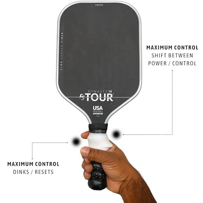 Pickleball Training Aid Designed for Power, Precision & Control | Multi-Position Grip Tool for Real-Play Feedback and Adjustable Fit | Enhances Comfort, Accuracy - 2 Pack