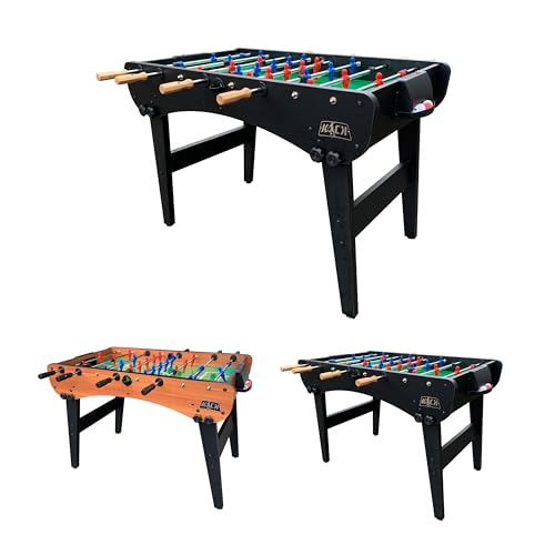 KICK Phoenix 55" Folding Foosball Table – Compact Indoor Game Table - color: Black