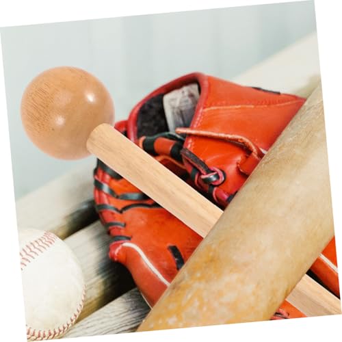 Ball Shaped Wooden Mallet for Softball Gloves Durable Glove Shaper Tool for Baseball Catchers Mitts Smooth Finish and Comfortable Grip Extend Your Gloves Lifespan