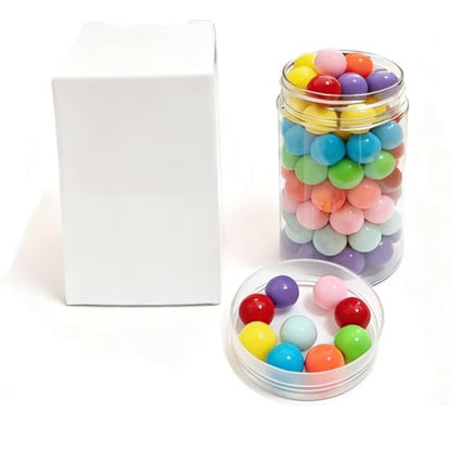80pcs Chinese Checker Game Replacement Balls,8 Colors 14mm Acrylic Balls for Marble Run,Aggravation Game,Marbles/Traditional Marbles Games