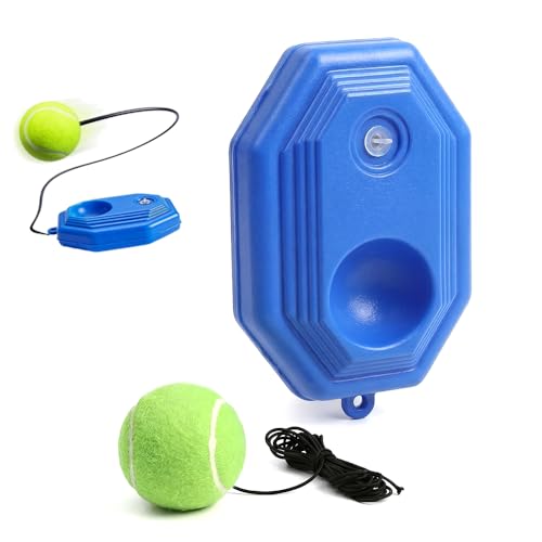 Wegodal Tennis Ball Training Baseboard, 2026 Upgrade Portable Tennis Trainer for Home use with Weighted Base, Portable Tennis Rebounder for Outdoor Backyard - color: B