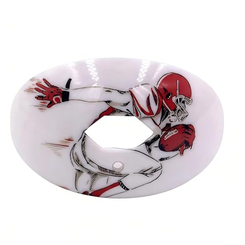 Sports Mouth Guard - EVA Reusable Teeth Protector for Boxing, MMA, Rugby & Sports Training，Rugby mouthguard (American Football) - color: American Football