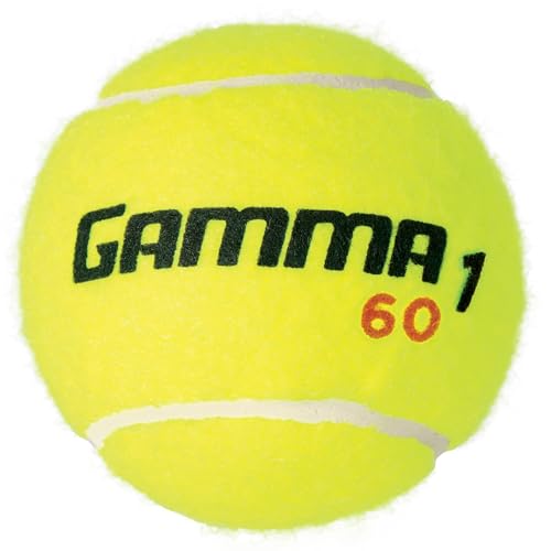 Gamma Orange 60 and Green 78 Dot Training Tennis Balls for Kids & Beginners, Low-Compression Core Reduces Speed & Bounce, Great for Tennis Practice, USTA and ITF Approved for 10 & Under Tournament - color: Orange Dot 60, size: 12 Bag