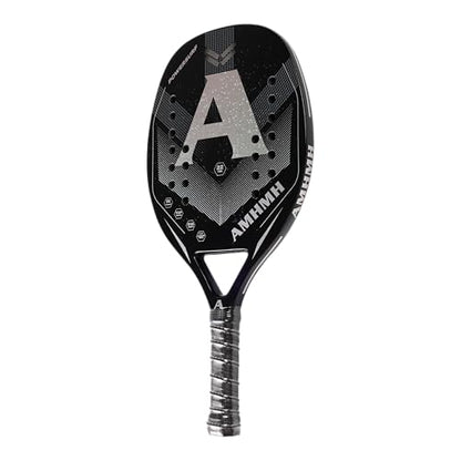 AMHMH Beach Tennis Racket 3K Carbon Fiber with EVA Memory Foam Core Tennis Racket