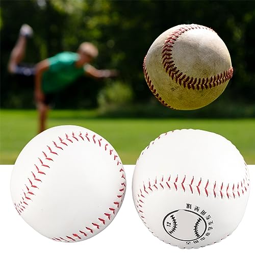 Sports Accessory, 12 Inch 2Pcs Softball Ball, for Game Softball Training Daily Practice