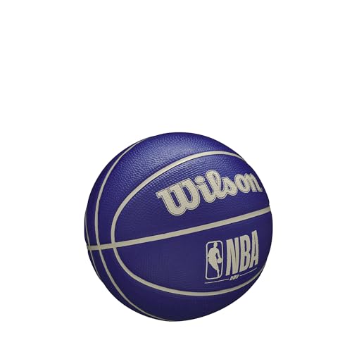WILSON NBA DRV Outdoor Mini Basketball - Indigo/Beige, Size 3-22" - color: Indigo/Beige, size: Size 3 - 22", style: DRV