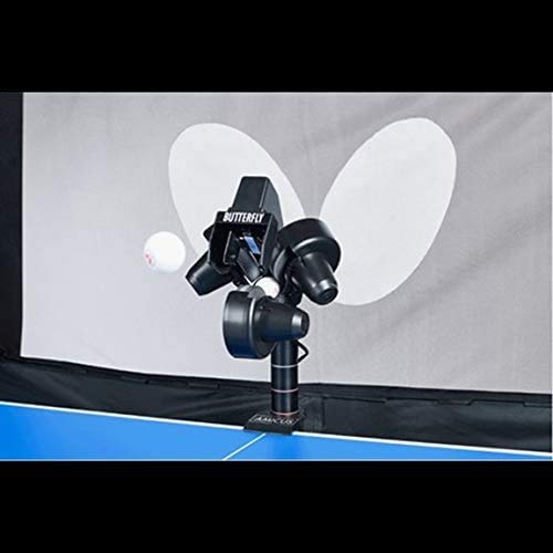 Butterfly Amicus Prime Table Tennis Robot | Best Ball Launcher-Thrower-Shooter for Your Ping Pong Table | Free Carry Bag, Remote, Tech Support, & 120 Balls | Play Or Practice Ping Pong Anytime - style: New