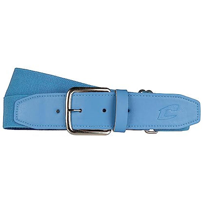 Champro Elastic Baseball Belt with 1.5-Inch Synthetic Tab - color: Light Blue, size: Youth