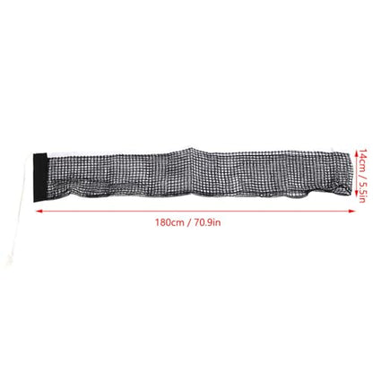 Retractable Table Tennis Net for Training Competition, Portable & Easy Setup Premium Replacement Table Tennis Net Posts Set with Strings for Schools Leisure Centers