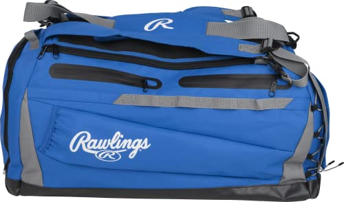 Rawlings | MACH Hybrid Backpack/Duffle Equipment Bag | Baseball & Softball | Multiple Colors - color: Royal