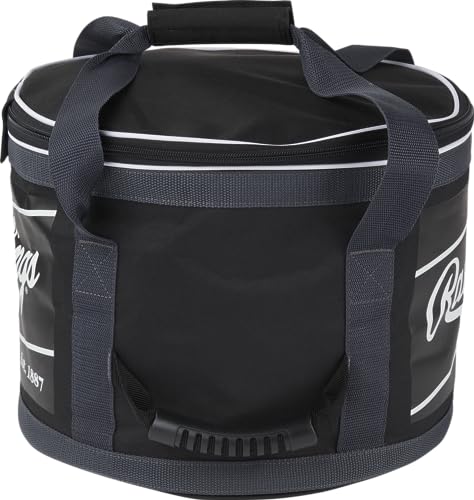 Rawlings | Soft Sided Ball Bucket Bag | Baseball/Softball | Multiple Options - color: 3 Dz. - Black/Grey