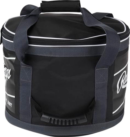 Rawlings | Soft Sided Ball Bucket Bag | Baseball/Softball | Multiple Options - color: 3 Dz. - Black/Grey
