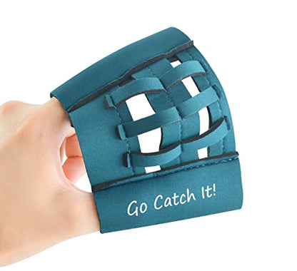 Webglove Training Glove for Youth and Adults Breathable and Durable Works for Golf-Sized Practice Balls Web Glove Mini Training Baseball Softball Glove Two Finger Web Glove Catcher (Green)