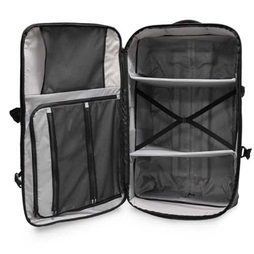 USWE Buddy Athlete Gear Pack, Duffle Bags to Store Sports Gear, Essentials, Ideal For Travelling, Gym, Training and More (100L Trolley Bag Black/Red) - style: 100l Trolley Bag Black/Red