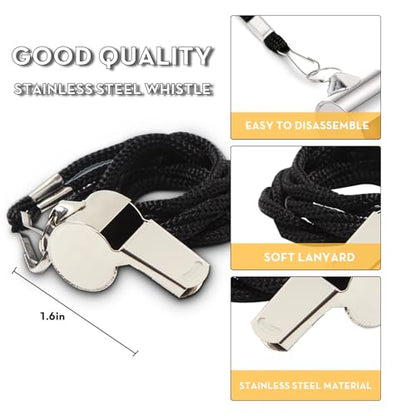 VKT 8Pcs Football Referee Accessories Set 1 Throw Down Single Bean Bag 2 Yellow Penalty Flags 1 Stainless Steel Whistle for Soccer Ref Umpire Coaches Halloween