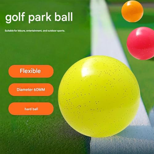 Professional Golf Practice Balls 6cm Diameter 3 Layer Construction Golf Balls High Impacts Resistance Enduring
