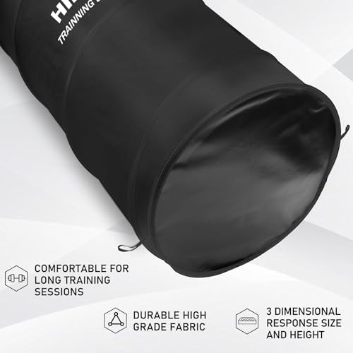 Hikeen Basketball Defender Dummy - Pop Up Safely Simulate Defender - Foldable Training Equipment for Basketball, Soccer, Football and More, 1 Carrying Bag - style: 4 PCS