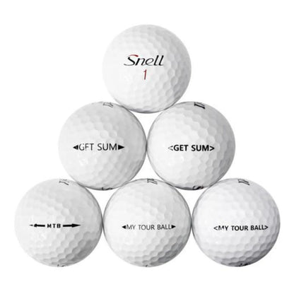 LostGolfBalls - Snell Golf Mix Golf Balls in Good Condition, Recycled Used Golf Balls, AAA Quality, Snell Golf, White