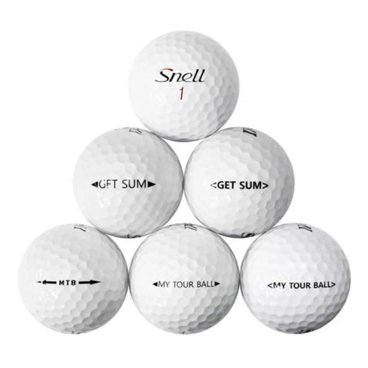 LostGolfBalls - Snell Golf Mix Golf Balls in Good Condition, Recycled Used Golf Balls, AAA Quality, Snell Golf, White