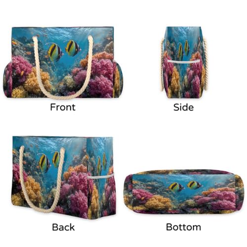 Beach Bag Waterproof Sand-proof Canvas Tote Lightweight Shoulder Bag Suitable for Family outdoor travel - color: A7