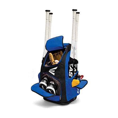 Easton | TRAVELER STAND-UP Wheeled Equipment Bag | Baseball & Softball | Multiple Colors - color: Black