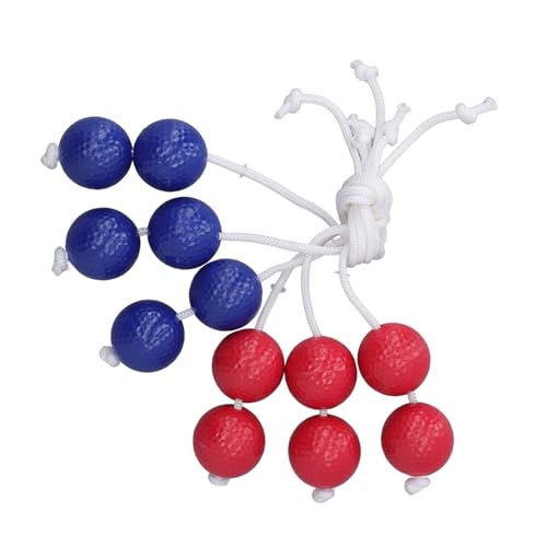ZJchao Golf Ladder Toss Balls Golf Training Aid Tool 3 Red 3 Blue PE Material for Indoor Outdoor Practice with Durable Reliable Design