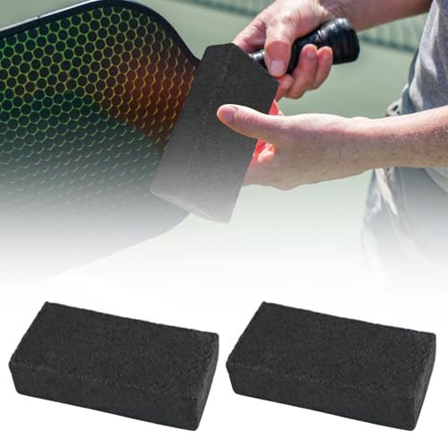 Carbon Fiber Paddle Cleaner - 5x5x2.5cm Racket Eraser, picklebal Paddle Eraser Dust Remover, Soft Rubber Dirt Racket Scrubber | Professional-Grade Paddles Maintenance Tool for picklebal and Table Te - color: B: Rectangle
